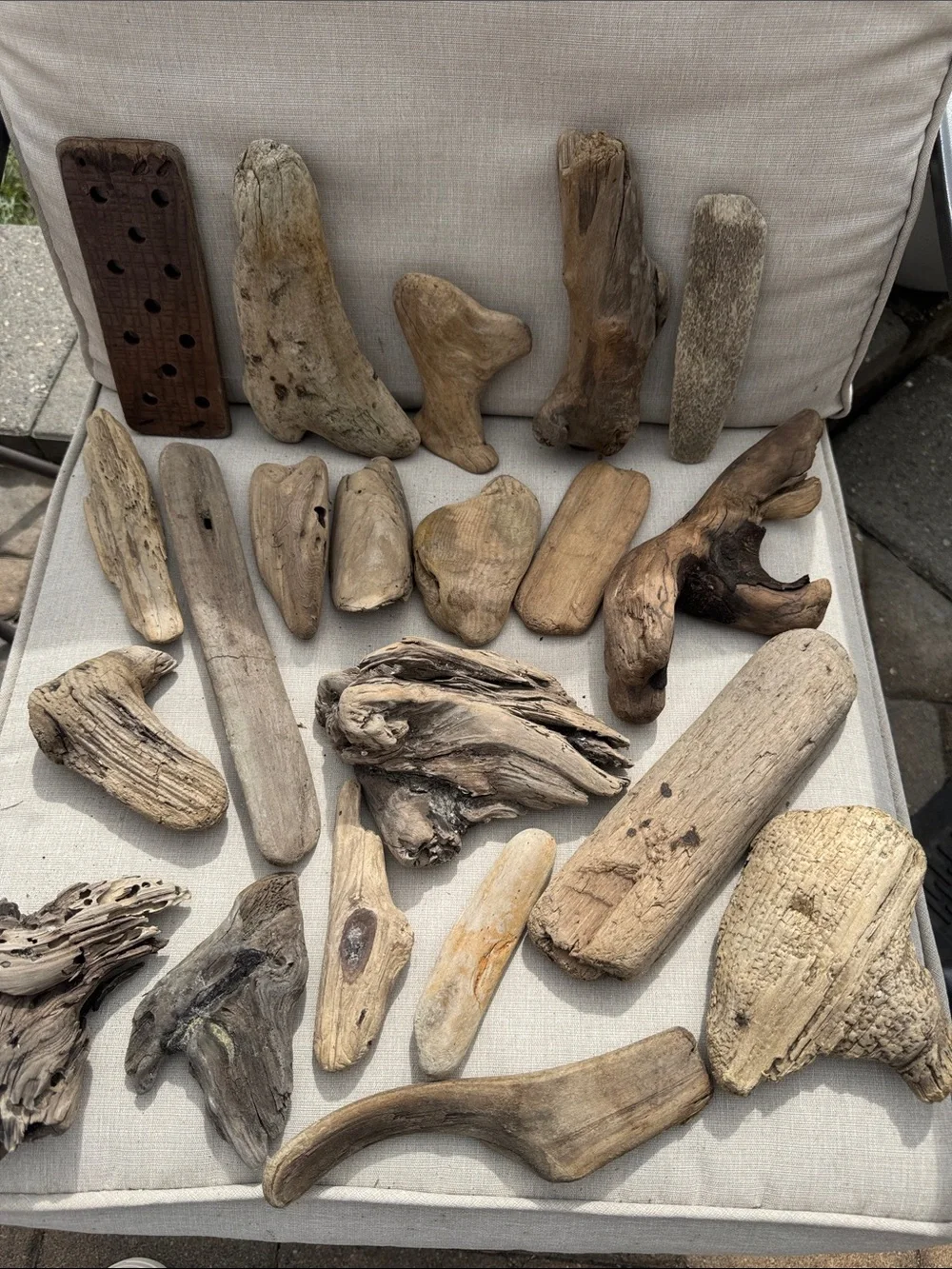 21 pc (5lbs shipped) Natural Driftwood Decorative Accent Decor, arts, crafts